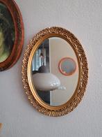 Ovale Pieterman spiegel antiek, Antiek en Kunst, Ophalen of Verzenden, Ovaal, Minder dan 50 cm, Minder dan 100 cm