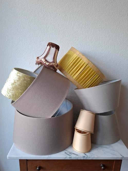 Lampenkappen diverse maten, Huis en Inrichting, Lampen | Lampenkappen, Zo goed als nieuw, Minder dan 25 cm, Ovaal, Ophalen of Verzenden