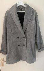 H&M double breasted oversized jas grijs maat M, nieuw, Maat 38/40 (M), H&M, Nieuw, Ophalen of Verzenden