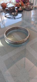 Vintage Zilveren Armband met Bloemen, Ophalen of Verzenden, Gebruikt, Zilver, Zilver