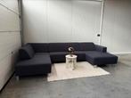 Hoekbank U-vorm Antraciet | Gereinigd | Gratis levering, U bank, Hoekbank, 300 cm of meer, Ophalen of Verzenden