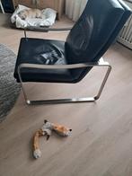 Rolf Benz leren fauteuil  gebruikt, Huis en Inrichting, Fauteuils, Ophalen, Gebruikt, 75 tot 100 cm