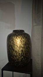 Mooie Zgan cheetah, luipaard vaas, Overige kleuren, 50 tot 75 cm, Ophalen of Verzenden, Glas