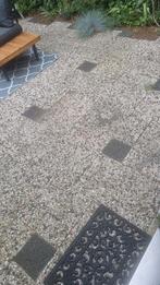 Gratis grindtegels ong 45m2, Tuin en Terras, Ophalen, Gebruikt, 10 m² of meer, Beton