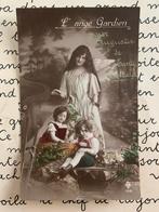 L’ange Gardien - Beschermengel met lang haar, Ophalen of Verzenden, Voor 1920, Gelopen, Kinderen