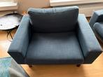 Blauwe fauteuil in goede staat 2stuks GRATIS, Huis en Inrichting, Ophalen, Zo goed als nieuw, Stof, 75 tot 100 cm