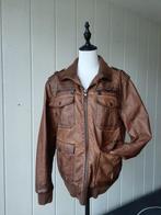 Leatherlook jas (Springfield) M/V, Bruin, Ophalen of Verzenden, Gedragen, Springfield