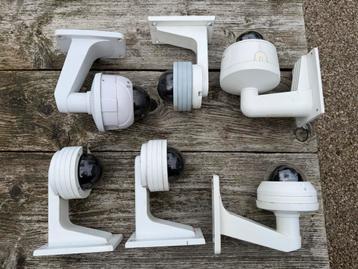 Dummy beveiligingscamera's, 6 stuks (gebruikte staat) beschikbaar voor biedingen