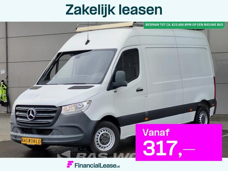 Mercedes Sprinter 311 CDI L2H2 Airco Cruise MBUX CarPlay Imp, Auto's, Bestelauto's, Bedrijf, Lease, Financial lease, Airconditioning