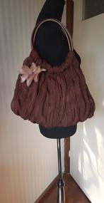 Ruime mooie brons kleurige tas boho bohemian Ibiza stijl., Verzenden, Zo goed als nieuw, Bruin, Schoudertasje