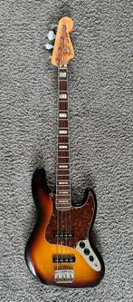 Fender Jazz Bass Sunburst - Parelmoer Neck, Muziek en Instrumenten, Ophalen of Verzenden, Gebruikt, Elektrisch