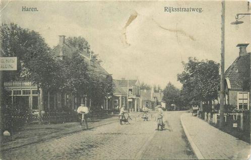 (701-331-019) Haren  Rijksstraatweg, Verzamelen, Ansichtkaarten | Nederland, Groningen, Verzenden