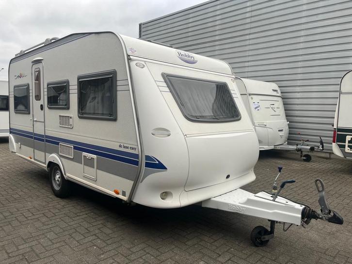 Hobby De luxe 450 UB VERKOCHT, Caravans en Kamperen, Caravans, Bedrijf, tot en met 4, 1000 - 1250 kg, Hobby, 6 tot 7 meter, Kachel