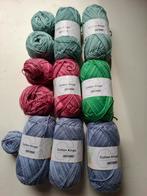 7 bollen a 50gr Cotton Kings katoen  + rest, Ophalen of Verzenden, Zo goed als nieuw, Breien of Haken, Wol of Garen