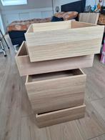 Ikea lossen lades 5 stuks met rails en planken, Huis en Inrichting, Kasten | Ladekasten, Ophalen, Overige materialen, 5 laden of meer