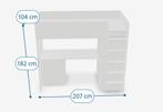 Ikea hoogslaper, Huis en Inrichting, Ophalen, Gebruikt, 90 cm, Eenpersoons
