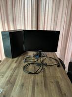 Computer + monitor, Computers en Software, Desktop Pc's, Ophalen, Met monitor, 8 GB, Zo goed als nieuw