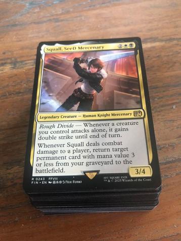 Mtg commander deck squall final fantasy beschikbaar voor biedingen