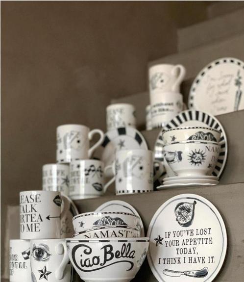 Blond Amsterdam X Noir compleet, Huis en Inrichting, Keuken | Servies, Nieuw, Blond Amsterdam, Aardewerk, Ophalen