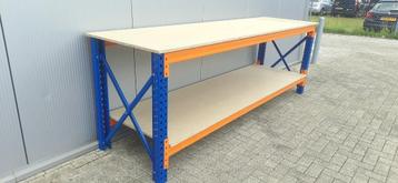 Werkbanken Werkbank inpaktafel Magazijn Tafel Stelling beschikbaar voor biedingen