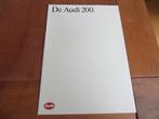 Folder Audi 200 turbo, 200 Quattro, 200 Avant Quattro 1988, Ophalen of Verzenden, Zo goed als nieuw, Audi, Audi