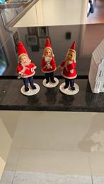 Drie antieke heel oude kerstmannetjes., Diversen, Kerst, Ophalen of Verzenden