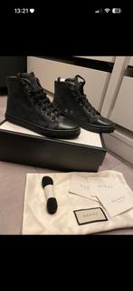 Zwarte gucci sneakers hoog, Kleding | Dames, Schoenen, Ophalen, Zo goed als nieuw, Zwart, Sneakers of Gympen