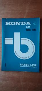 Honda  PC50  parts list, Fietsen en Brommers, Ophalen of Verzenden, Gebruikt