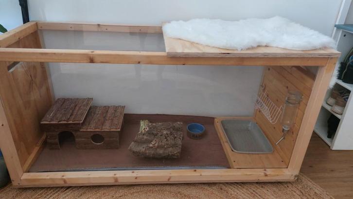 Konijn/knaagdierhok, Dieren en Toebehoren, Knaagdieren en Konijnen | Hokken en Kooien, Nieuw, Hok, 60 tot 90 cm, 110 cm of meer
