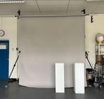 2 Manfrotto Statieven - Fotostudio, Ophalen, Gebruikt, Statief of Scherm