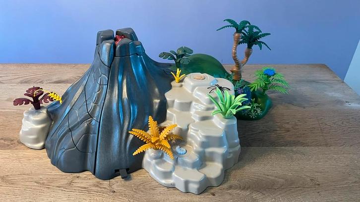 Playmobil dino’s met vulkaaneiland, Kinderen en Baby's, Speelgoed | Playmobil, Gebruikt, Los playmobil, Ophalen