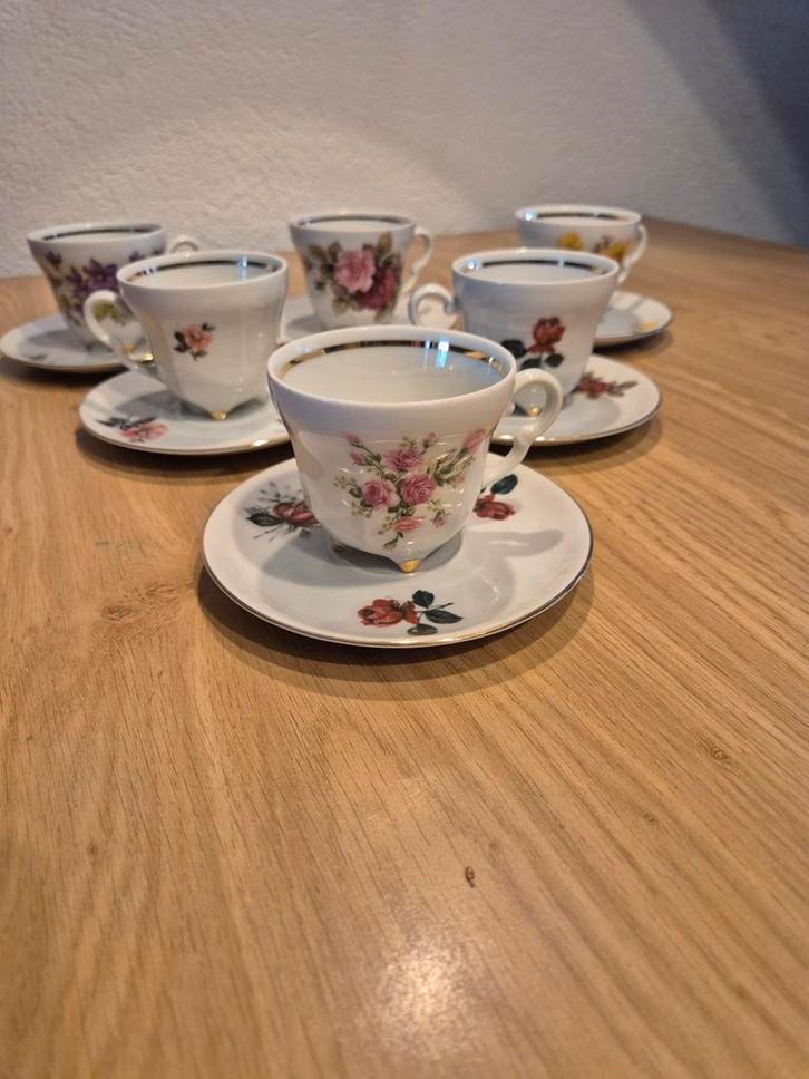 Unieke  Kopjes en schotels Beiers porselein, Verzamelen, Porselein, Kristal en Bestek, Zo goed als nieuw, Kop en/of schotel, Ophalen of Verzenden