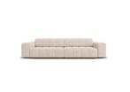 Cosmopolitan Design Chicago 4-zitsbank Beige | €1299, nu, Nieuw, 75 tot 100 cm, Ophalen of Verzenden, Cosmopolitan Design