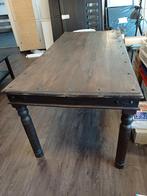Robuuste Eettafel 90x180cm, Ophalen, Gebruikt, 50 tot 100 cm, Vijf personen of meer
