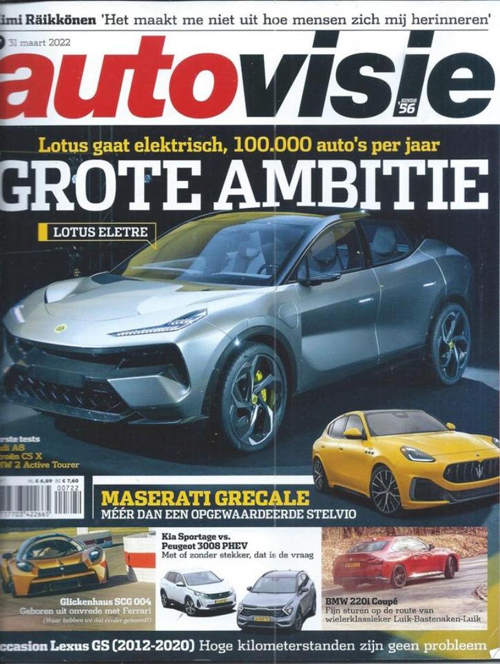 Autovisie 7 2022 : Cupra Born / Formentor - Lexus GS - BMW, Boeken, Auto's | Folders en Tijdschriften, Gelezen, Algemeen, Ophalen of Verzenden