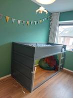 Grijs geschilderde Ikea Kura hoogslaper, Ophalen, Gebruikt, Halfhoogslaper
