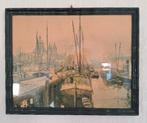 De binnenhaven van Amsterdam door Jaroslav Setelik, Ophalen of Verzenden