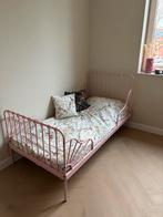 Roze, verlengbaar meisjesbed, Lattenbodem, 70 tot 85 cm, Ophalen of Verzenden, Zo goed als nieuw