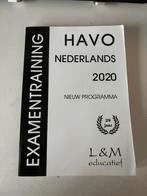 Examentraining Havo Nederlands 2020, Boeken, Schoolboeken, Gelezen, HAVO, Nederlands, Ophalen of Verzenden