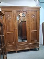 Antieke eiken linnenkast kleerkast  hang leg 395,00, Ophalen of Verzenden