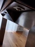 Massief eiken eettafel, Huis en Inrichting, Tafels | Eettafels, Ophalen, 200 cm of meer, 50 tot 100 cm, Zo goed als nieuw