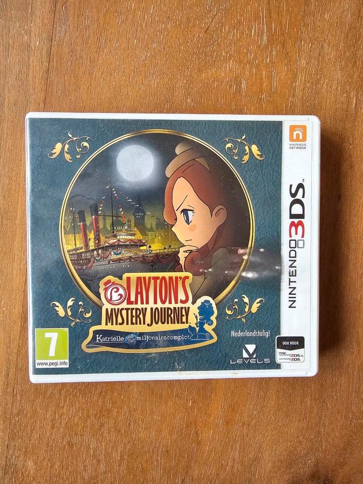 Layton's Mystery Journey 3DS - Zo goed als nieuw!, Spelcomputers en Games, Games | Nintendo 2DS en 3DS, Zo goed als nieuw, Puzzel en Educatief