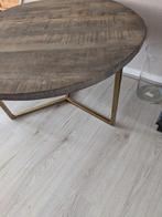 Schuur opruiming nette salontafel metalen frame, Huis en Inrichting, Ophalen, 100 tot 150 cm, 50 tot 100 cm, Zo goed als nieuw