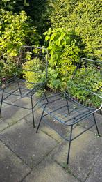 Leuke tuinstoelen 2x, Tuin en Terras, Tuinstoelen, Ophalen, Gebruikt, Metaal