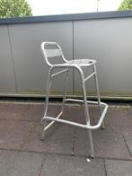 10x  metalen barkrukken met rugleuning  (buiten/terras), Ophalen, 60 tot 90 cm, Metaal, Gebruikt