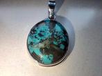 Erg mooie zilveren hanger met Turquoise., Verzenden, Nieuw, Met edelsteen, Zilver