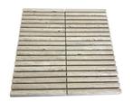 Mosaic Kit Kat Travertin lulu  bull nose 151x30x15mm, Wandtegels, Nieuw, Ophalen of Verzenden, 20 tot 40 cm