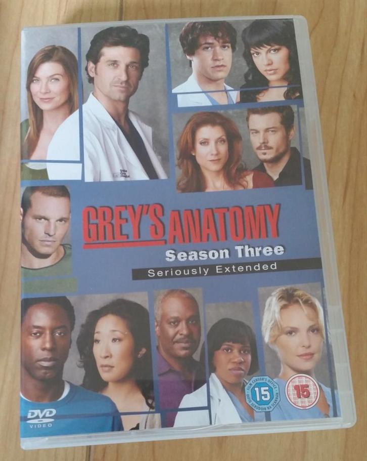 Greys anatomy seizoen 3 grey's anatomy ziekenhuis serie, Cd's en Dvd's, Dvd's | Tv en Series, Zo goed als nieuw, Drama, Boxset