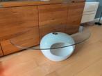 Speels vormgegeven ovale salontafel, Huis en Inrichting, Tafels | Salontafels, Ophalen, 100 tot 150 cm, 50 tot 100 cm, Zo goed als nieuw