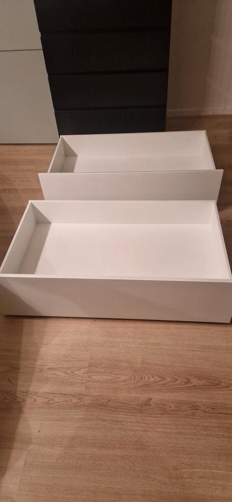 IKEA MALM bedlades – wit – 3 stuks, Huis en Inrichting, Kasten | Kledingkasten, Zo goed als nieuw, Minder dan 100 cm, 50 tot 100 cm